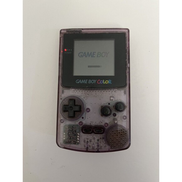 Nintendo Game Boy Color in atomic purple console ONLY - tested and works
